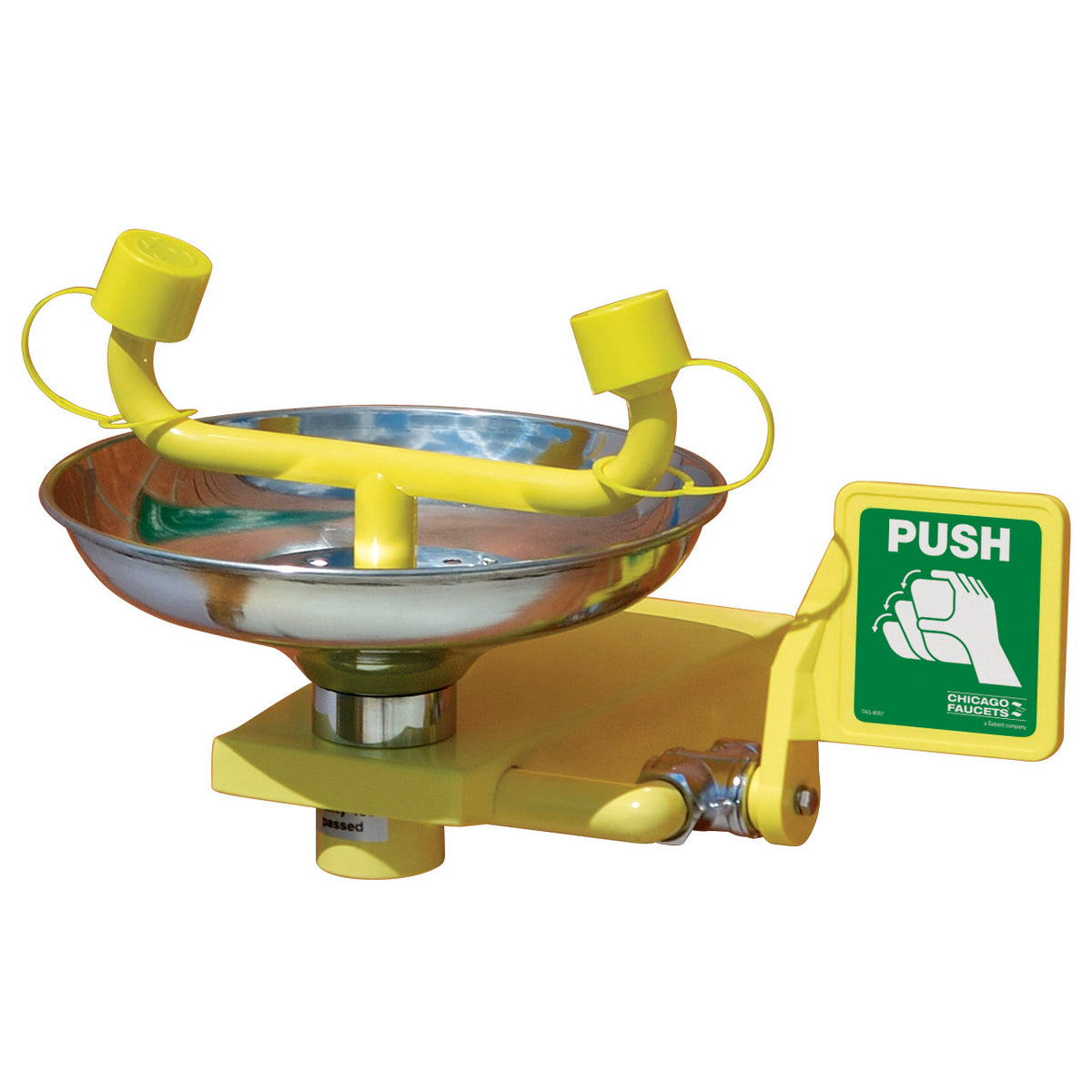 EYE/FACE WASH 8401-NF WALL MOUNT W/PUSH PADDLE HNDL