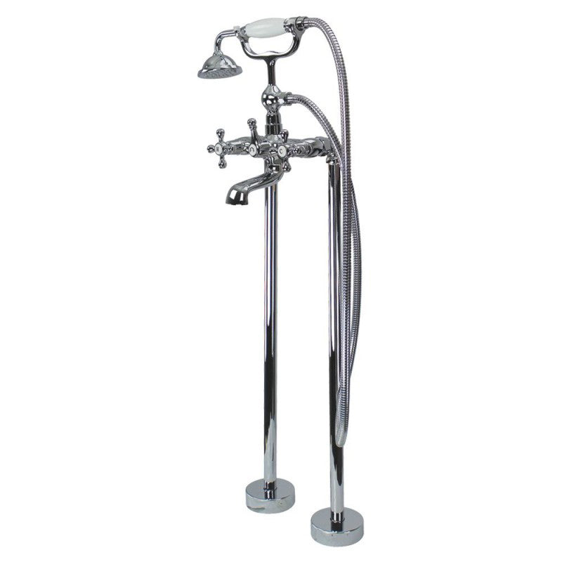 TUB FILLER T4210-PC FREE STANDING W/SPRAY