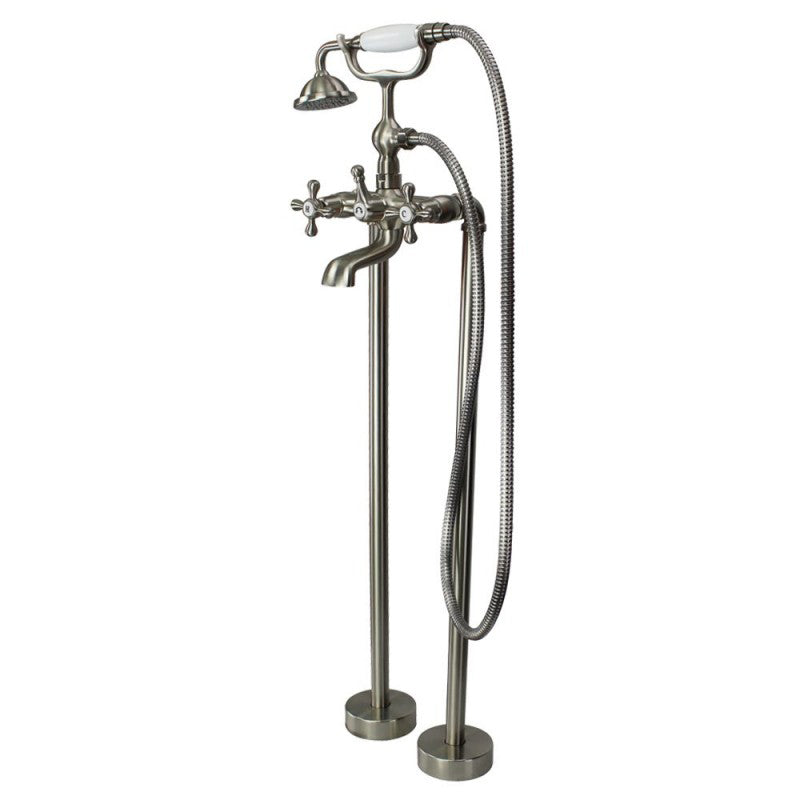TUB FILLER T4210-BN FREE STANDING W/SPRAY