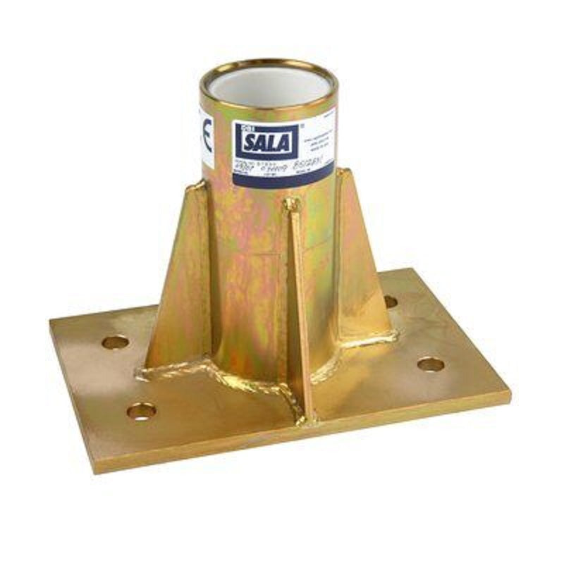 DBI Sala Advanced Center Mount Sleeve Davit Base Zinc Plated for Advanced Offset Davit Mast