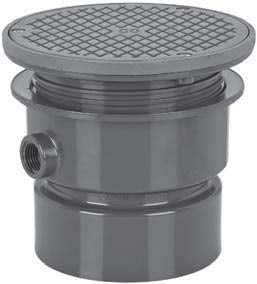CLEANOUT 3 PVC ON-GRADE ADJUSTABLE 852-3PI ROUND DUCTILE IRON RING & COVER