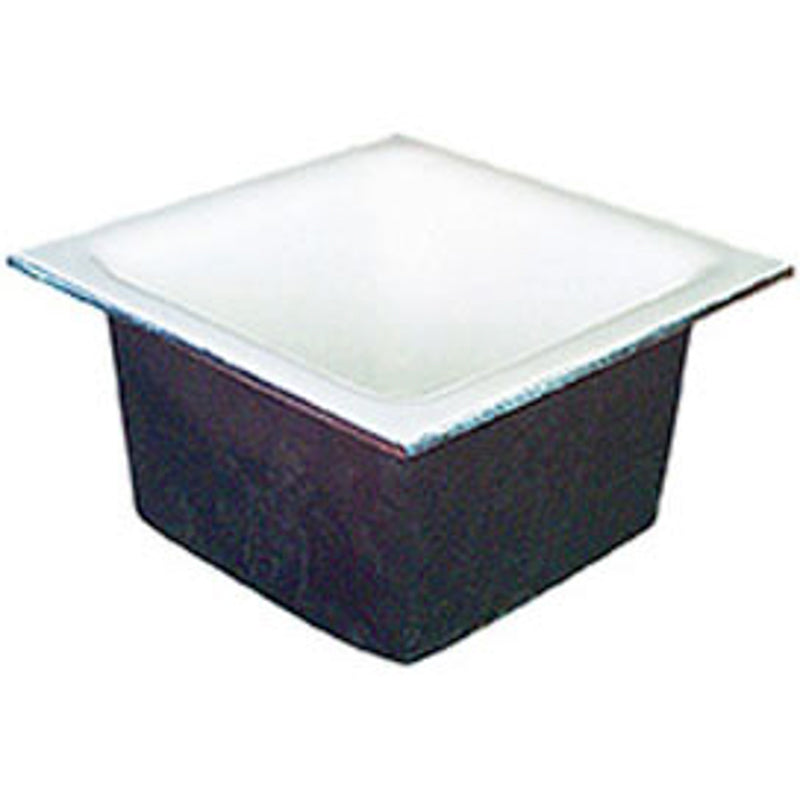 SINK 3 CAST IRON SQUARE FLOOR - 861-23X NO HUB - ARE COATING - 12X12