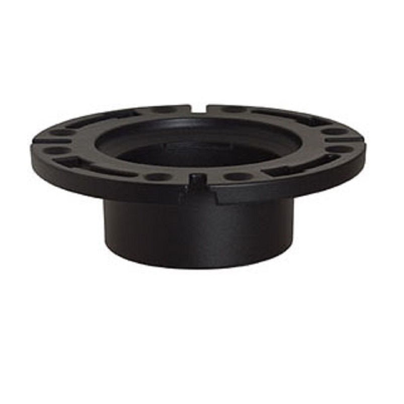 CLOSET FLANGE 4X3 ABS 886-A HUB FLUSH TO FLOOR