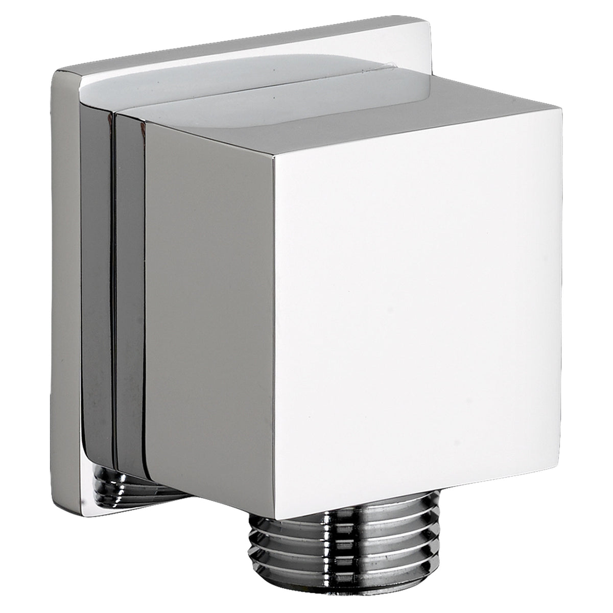 Square Wall Supply in Polished Chrome