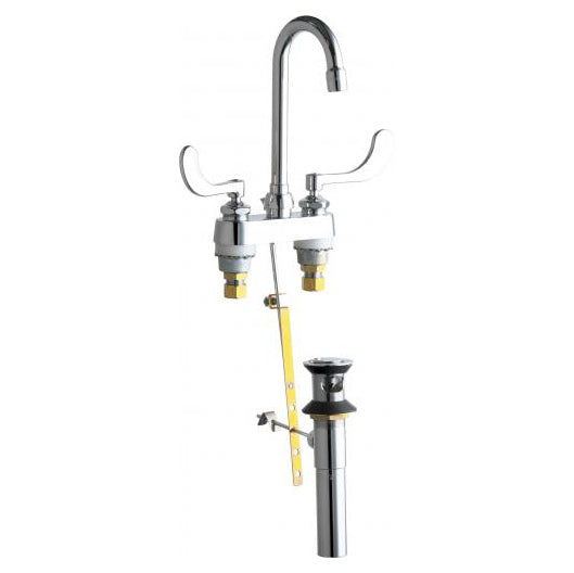 894 Series Deck-Mounted Sink Faucet In Chrome