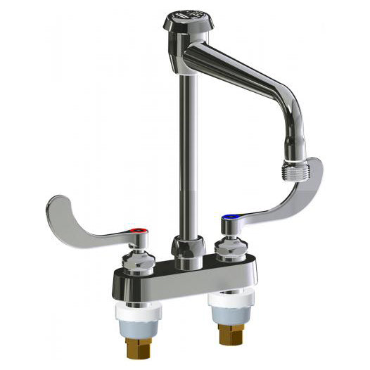 895 Series Kitchen Faucet w/4" Centers in Chrome