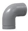 90° Elbow 1-1/2" Polypropylene Schedule 40 No-Hub Mechanical Joint Blueline