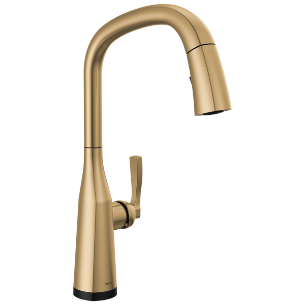 Stryke Kitchen Faucet w/Touch2O & VoiceIQ, Champagne Bronze