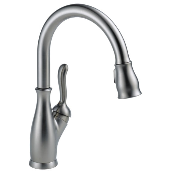 Leland Pull-Down Spray Kitchen Faucet in Arctic Stainless
