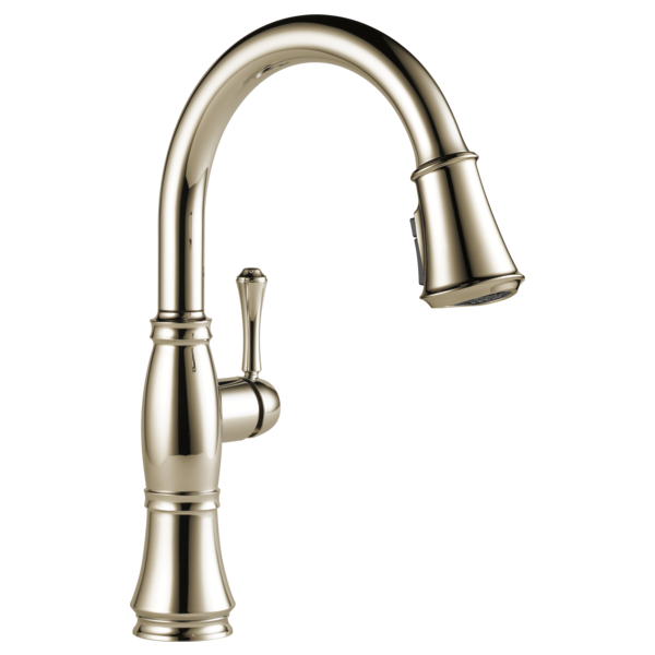 Cassidy Single Handle Pulldown Kitchen Faucet in Polished Nickel