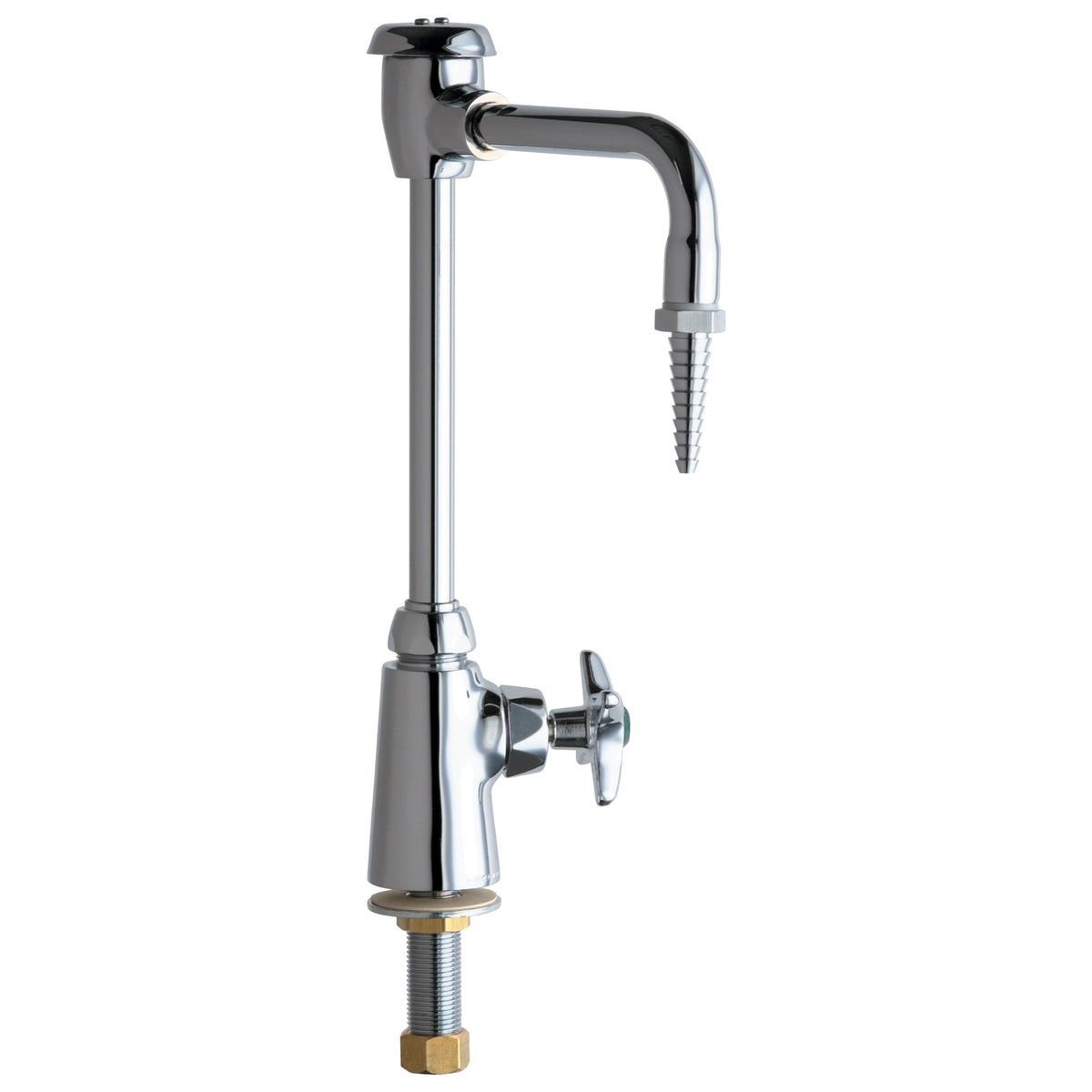 Deck-Mounted Manual Lab Faucet In Polished Chrome