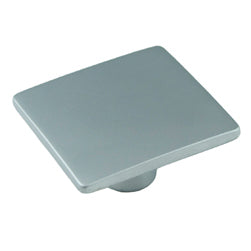 Wave 1-15/16" Knob in Dull Chrome