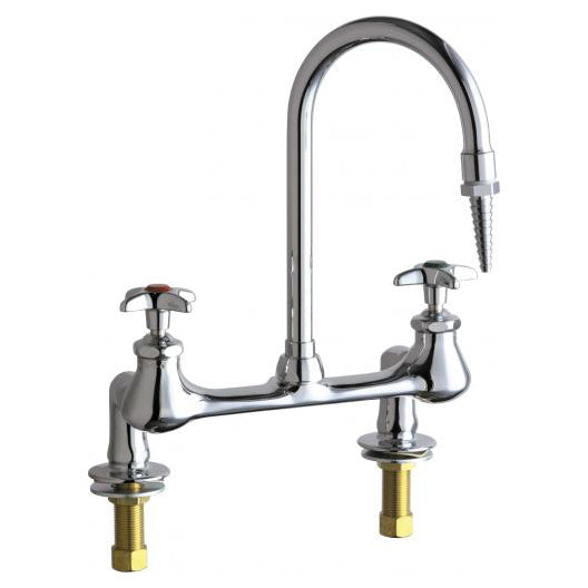 Deck-Mounted Manual Lab Faucet In Polished Chrome