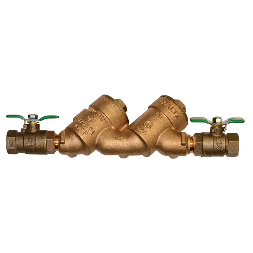 Backflow Preventer 1-1/4" Double Check Lead Free  Max Pressure 175 PSI