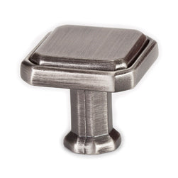 Harmony 1-3/16" Knob in Vintage Nickel