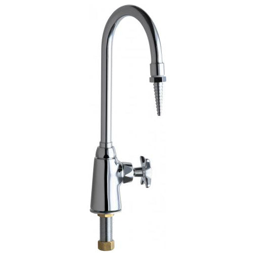 Deck-Mounted Tin-Lined Lab Fitting In Chrome