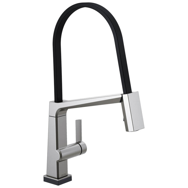 Pivotal 1 Handle Exposed Hose Kit Fct w/Touch20 in Arctic Stainless
