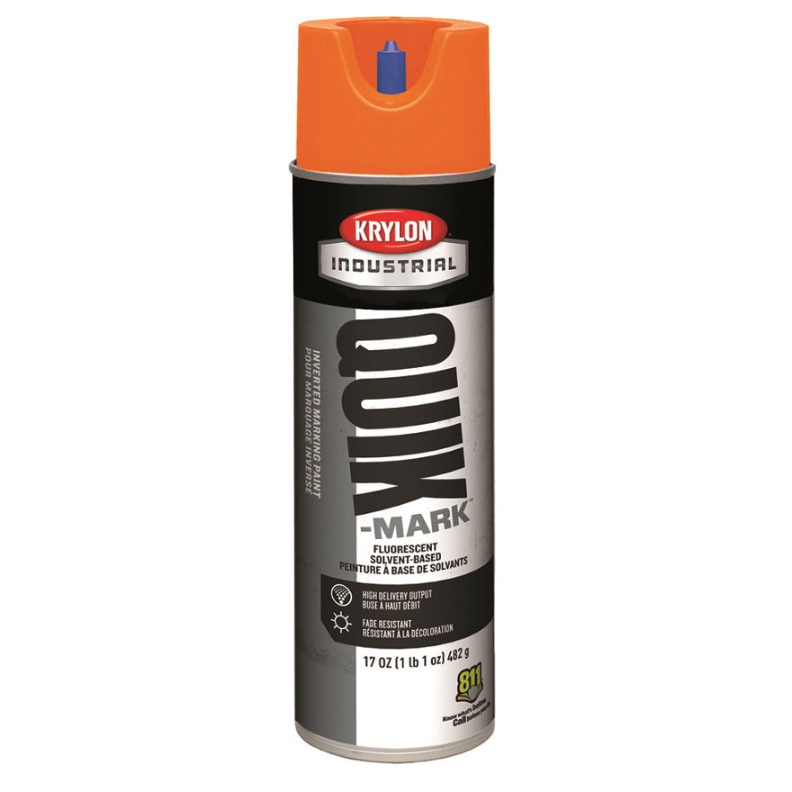 Fluorescent Orange Inverted Marking Paint 20oz Can