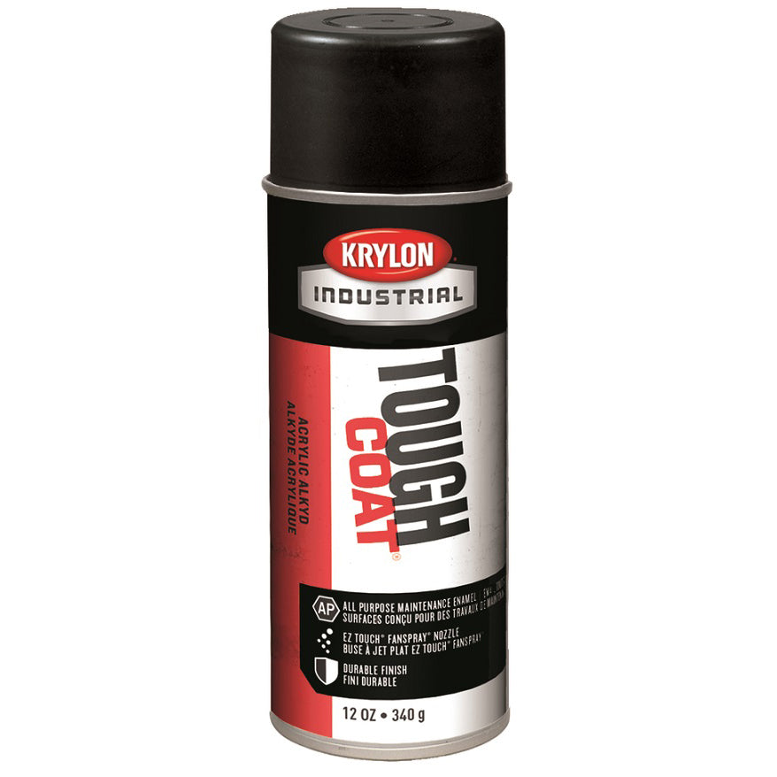 PAINT 16 OZ BLACK ENAMEL SPRAY S03727 MAX FLAT BLACK 12 OZ