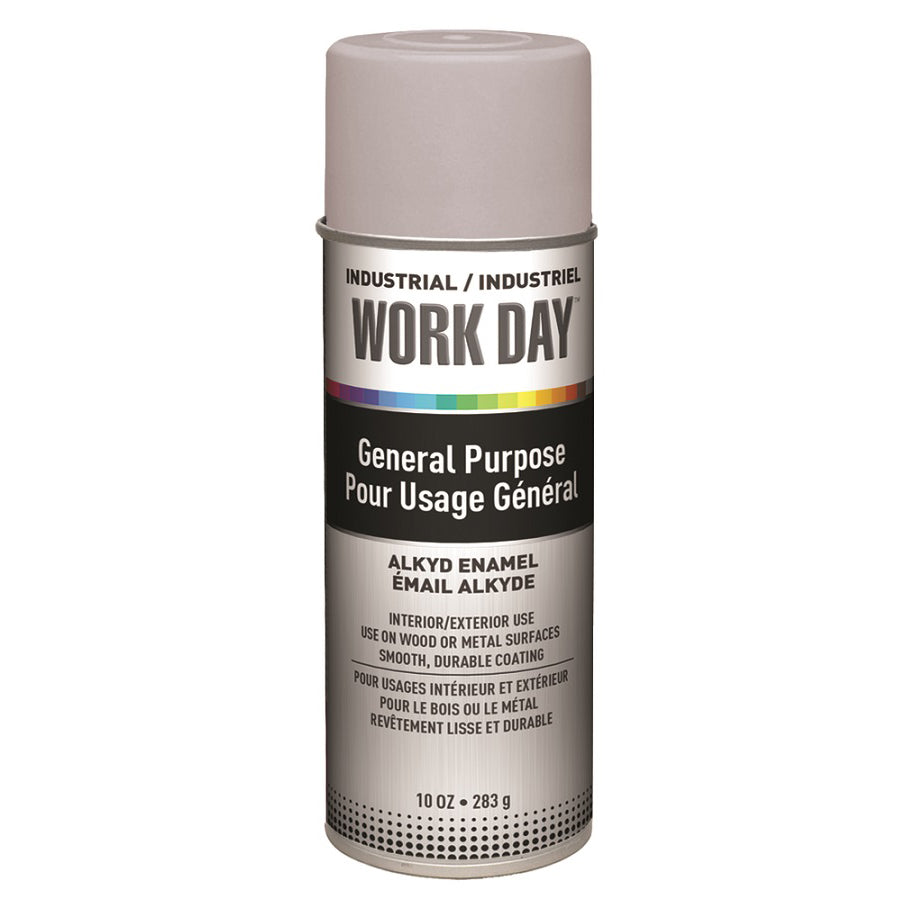 Krylon 16 oz Gray Primer Industrial Work Day Aerosol Enamel