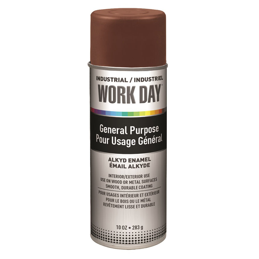 Krylon 16 oz Brown Industrial Work Day Aerosol Enamel Paints