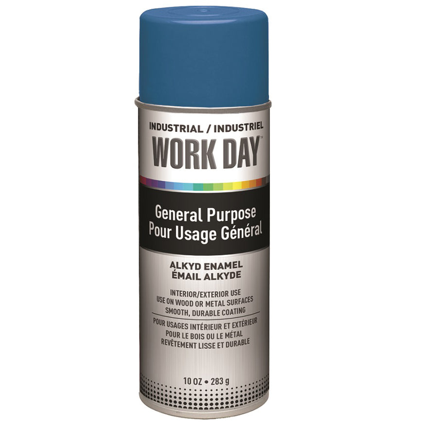 Krylon 16 oz Rue Blue Industrial Work Day Aerosol Enamel Paint