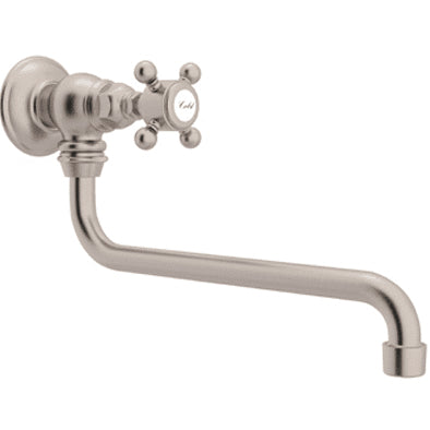 Country 11" Pot Filler in Satin Nickel