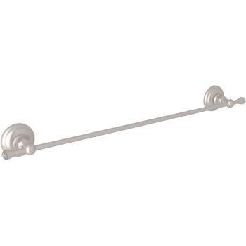 Country Crystal 24" Towel Bar in Satin Nickel