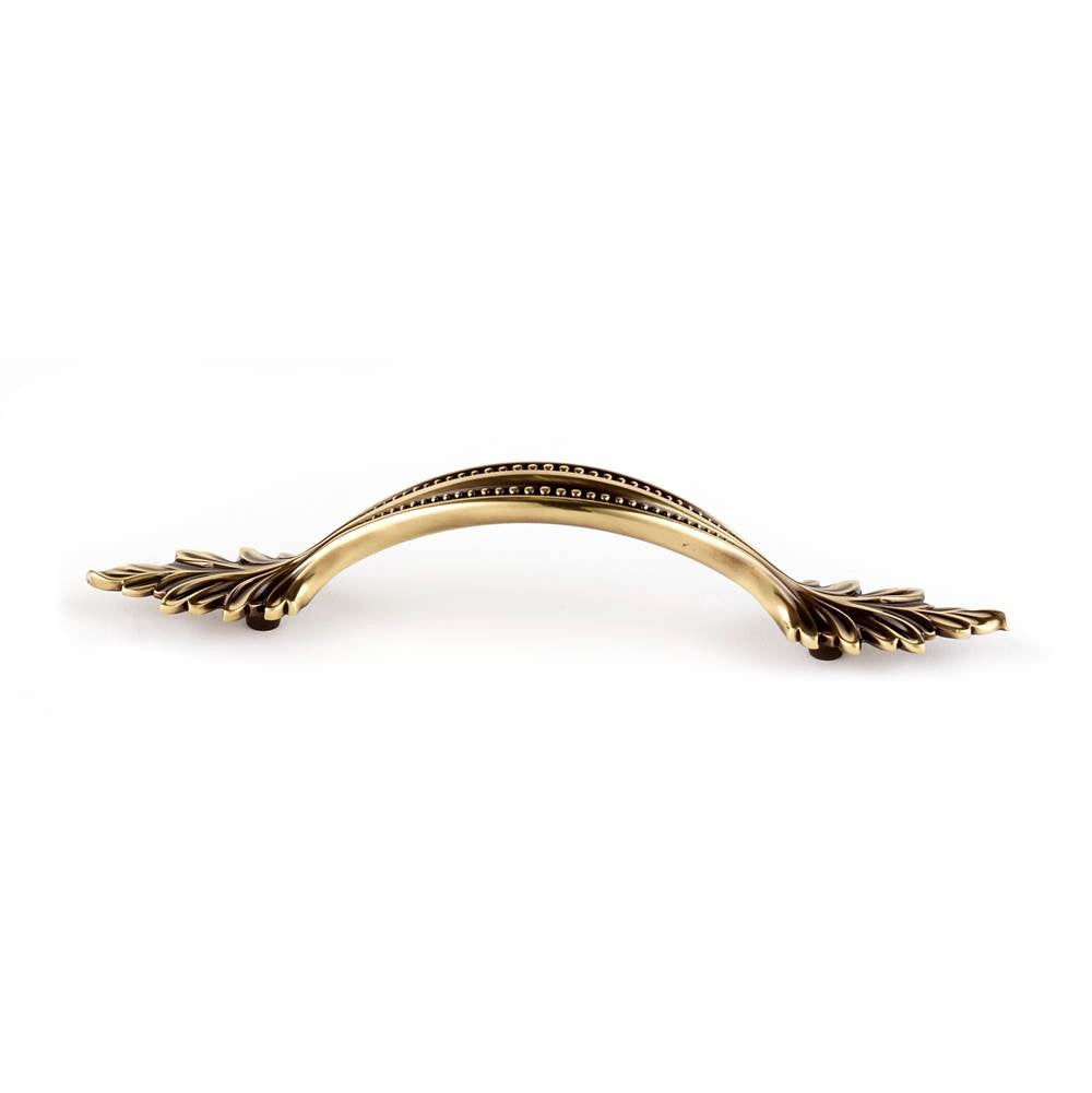 Hickory 4" Pull w/Polished Antique Finish