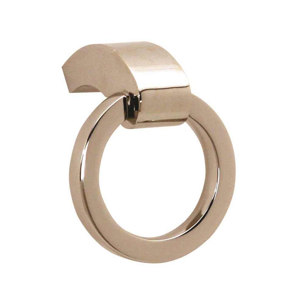 Circa 2-3/8" Ring Pull w/Polished Nickel Finish
