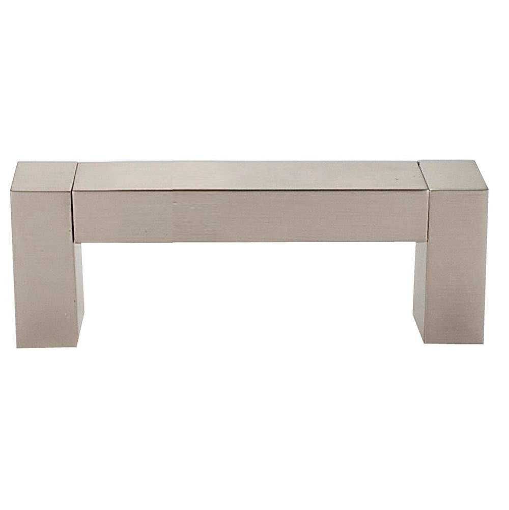 Block 3" Pull w/Satin Nickel Finish