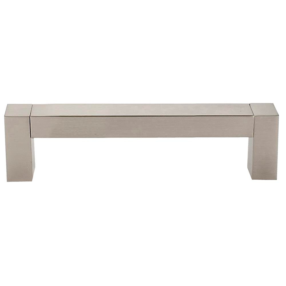 Block 6" Pull w/Satin Nickel Finish