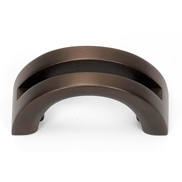 Slit-Top 1-1/2" Pull w/Chocolate Bronze Finish