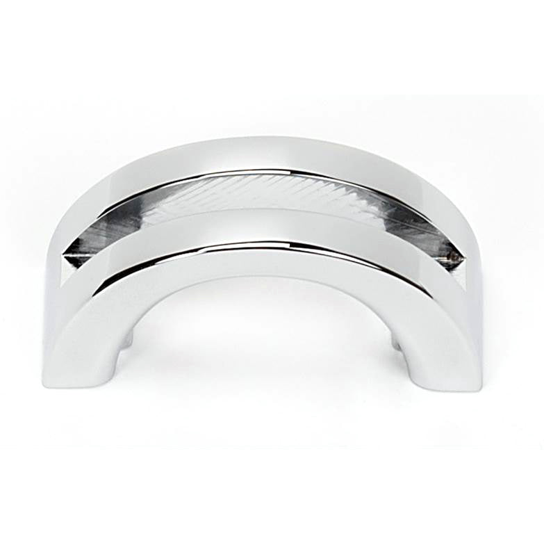 Slit-Top 1-1/2" Pull w/Polished Chrome Finish