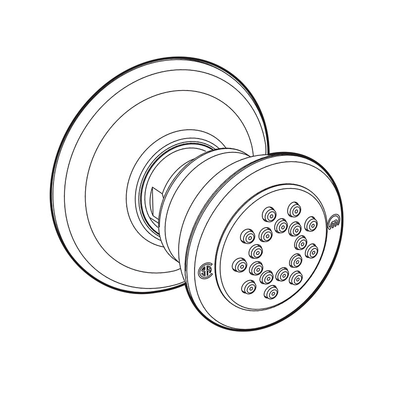 Surface Mount Body Spray In Satine