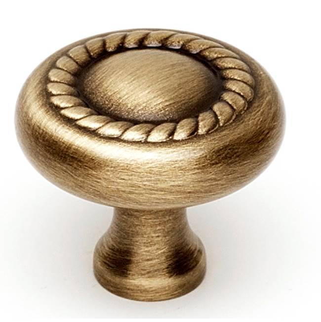 Rope 1-1/2" Knob w/Antique English Finish