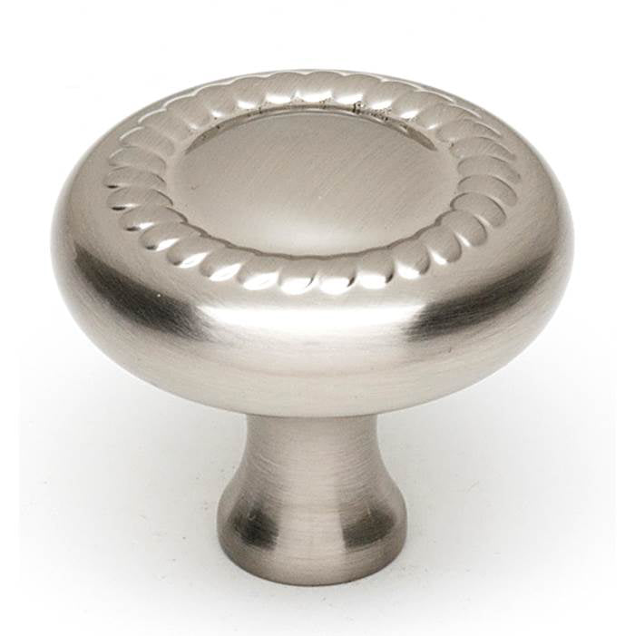 Rope 1-1/4" Knob w/Satin Nickel Finish