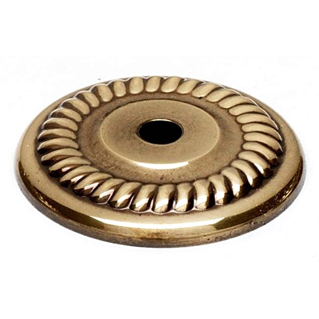 Rope 1-1/4" Rosette w/Polished Antique Finish