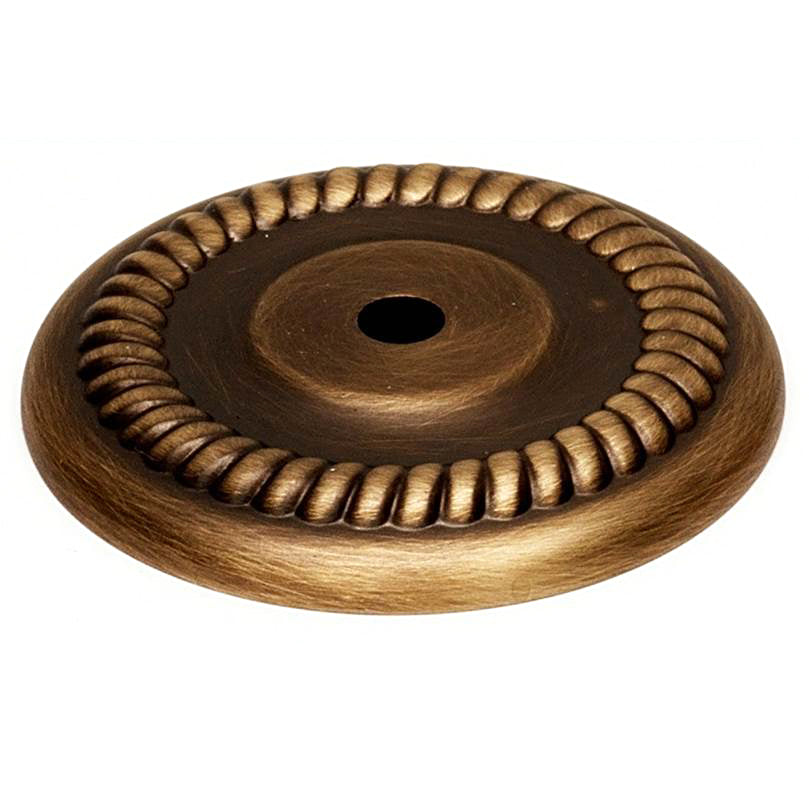 Rope 1-1/2" Rosette w/Antique English Finish