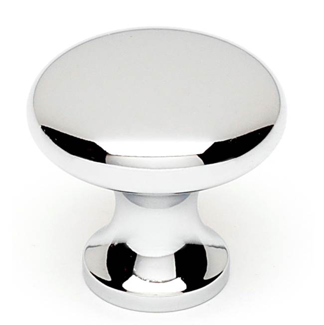 Traditional 1" Knob w/Polished Chrome Finish