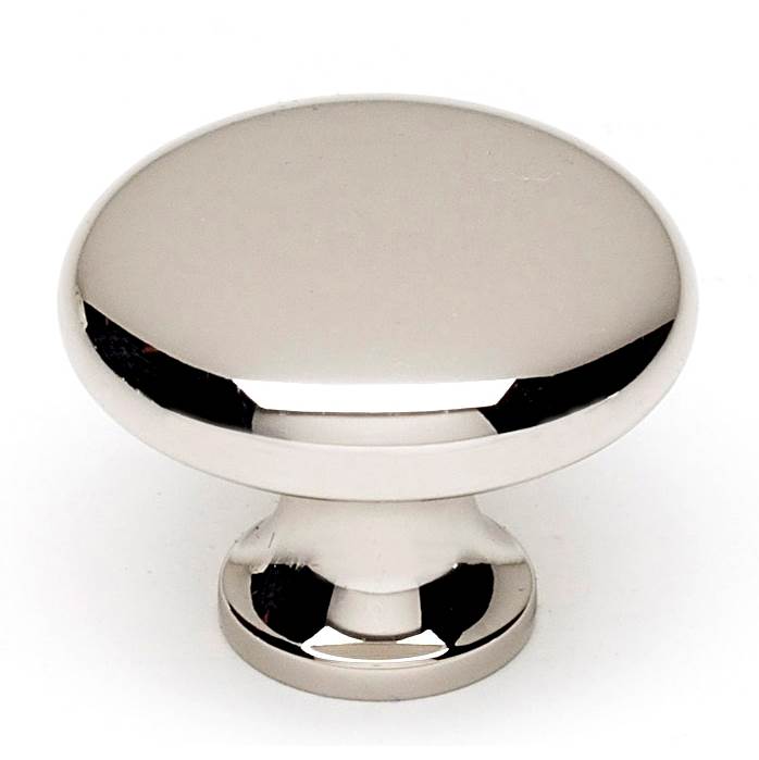Traditional 1-1/4" Knob w/Polished Nickel Finish