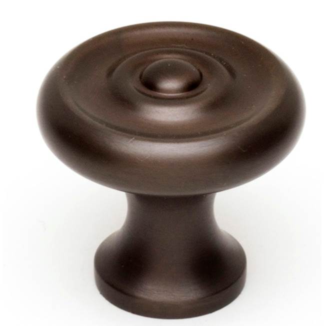 Traditional 1" Knob w/Chocolate Bronze Finish