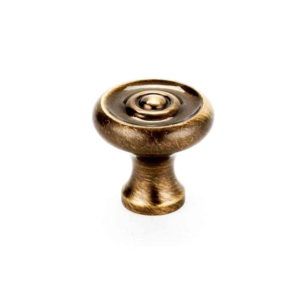 Traditional 3/4" Knob w/Antique English Finish