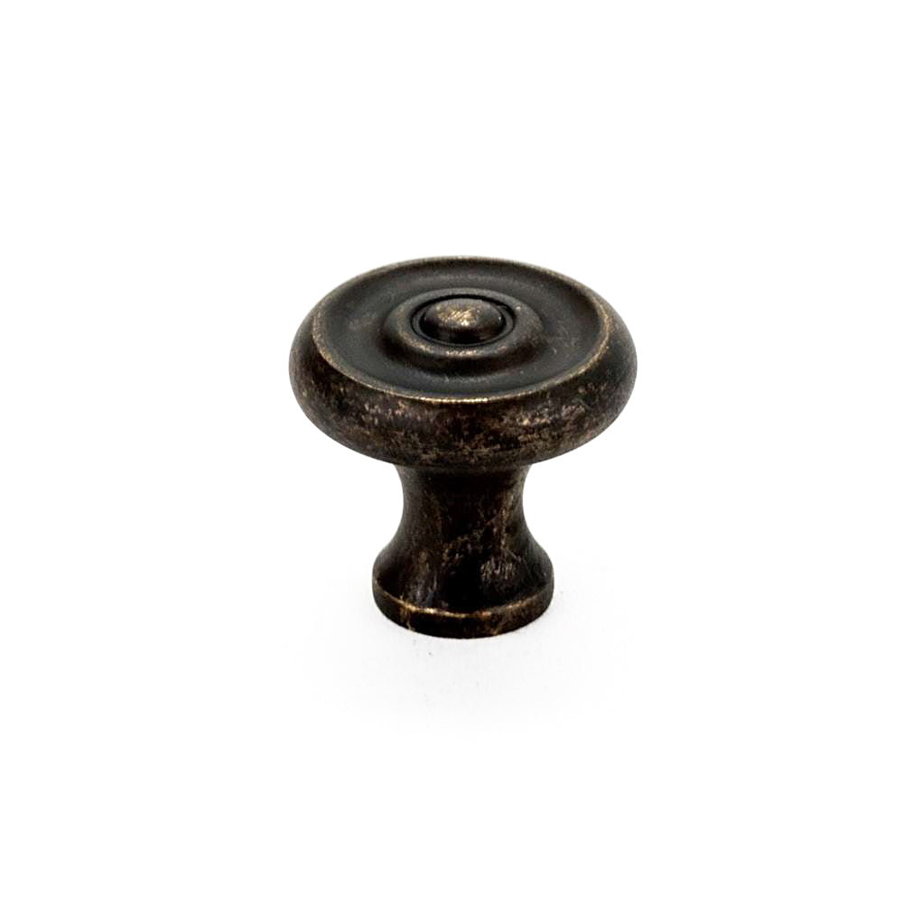 Traditional 3/4" Knob w/Barcelona Finish