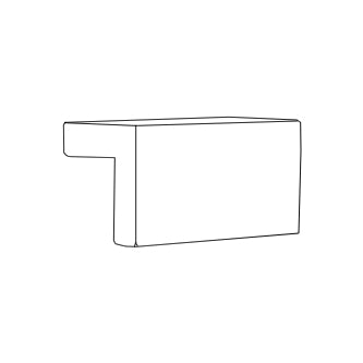 Tab Pull 3" in Polished Brass/Nickel
