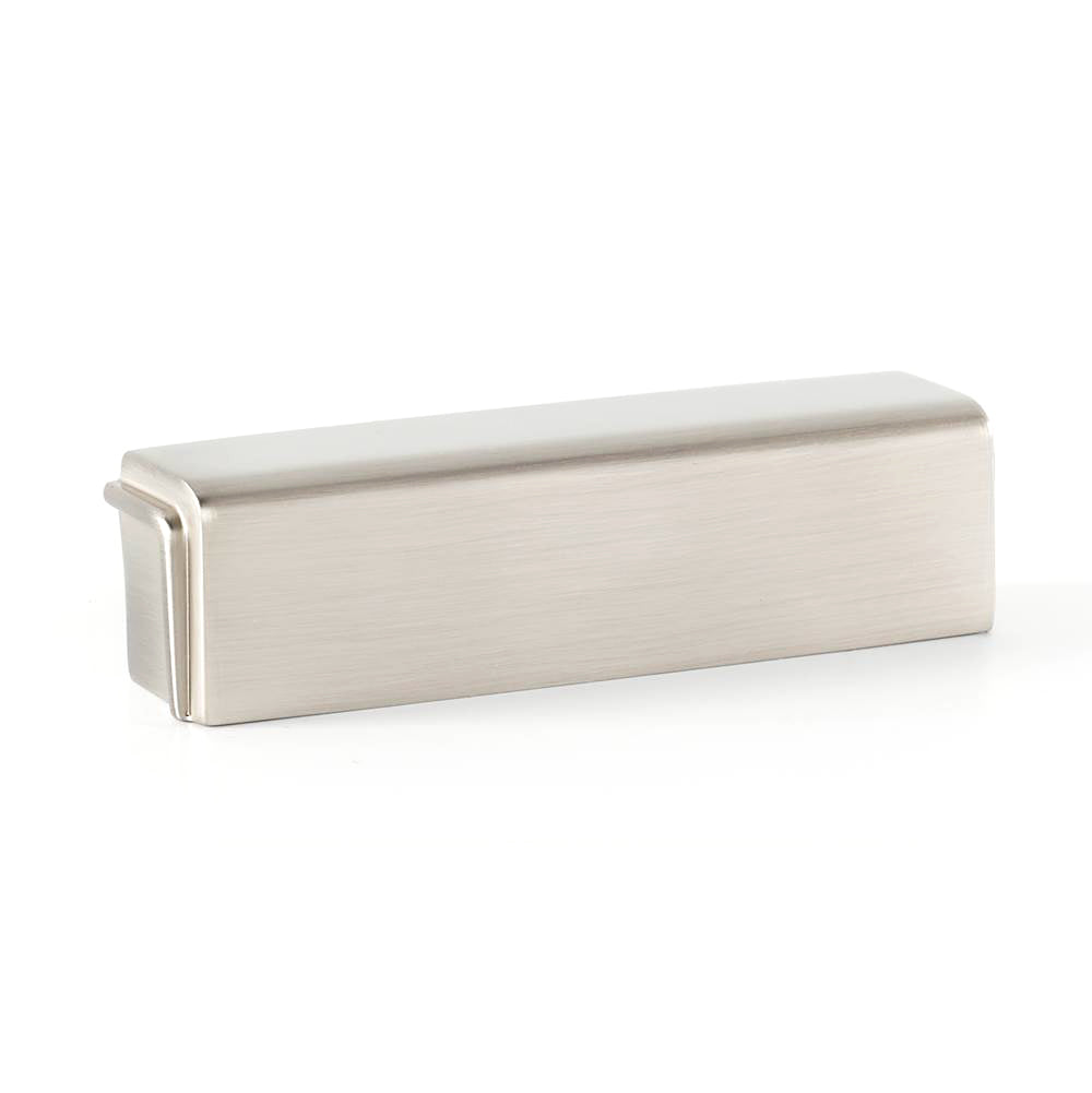 Cube 3" Cup Pull in Satin Nickel