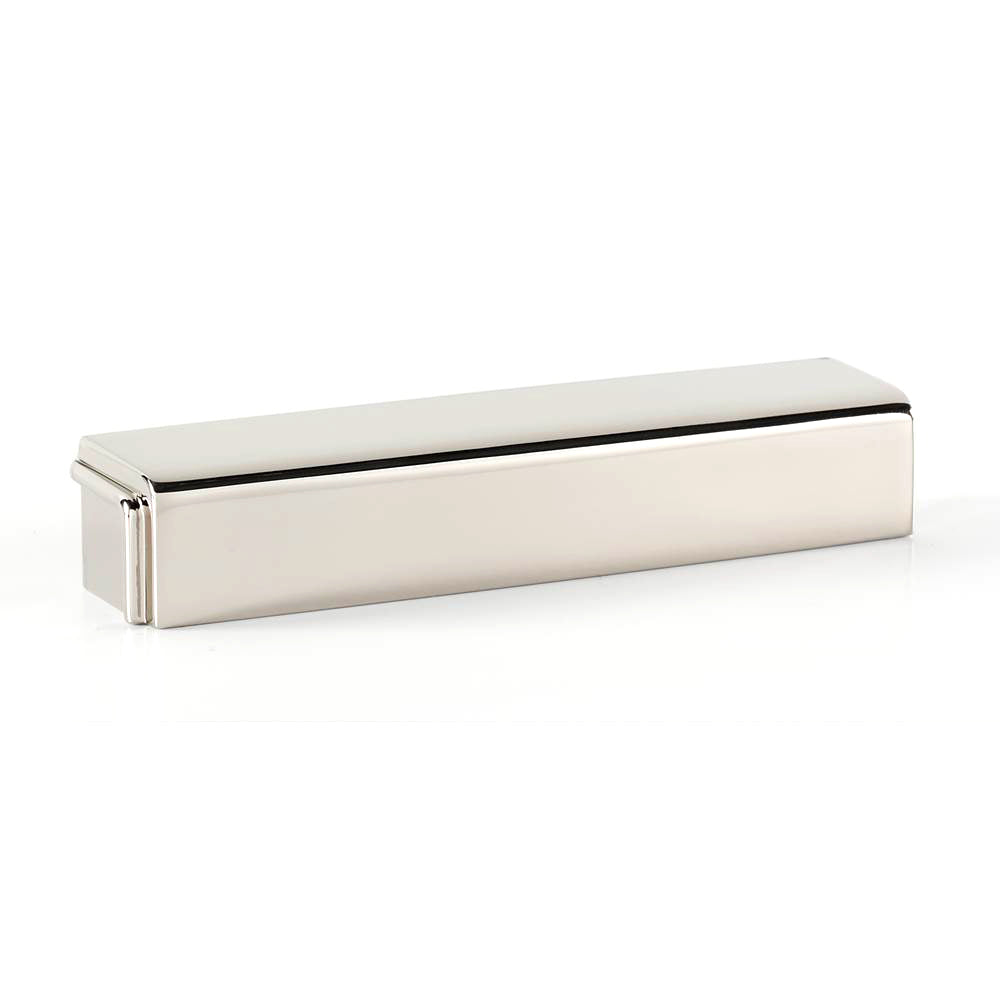 Cube 4" Cup Pull in Polished Nickel