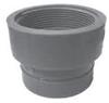 Adapter 1-1/2" Polypropylene Schedule 40 No-Hub Mechanical Joint Female Blueline