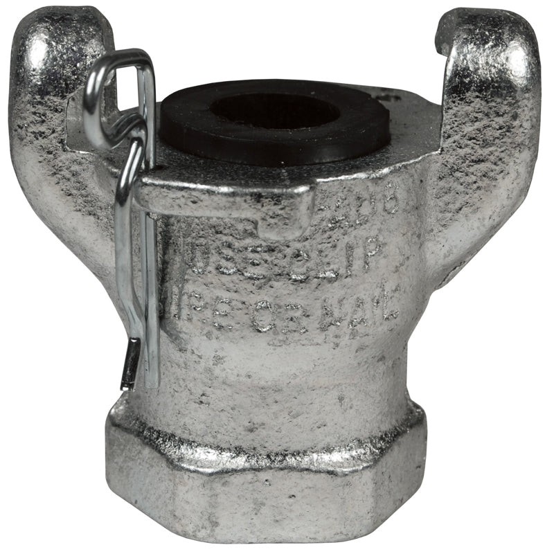 COUPLING 3/8 IRON FNPT END AMC AIR KING UNIVERSAL W/CLIP