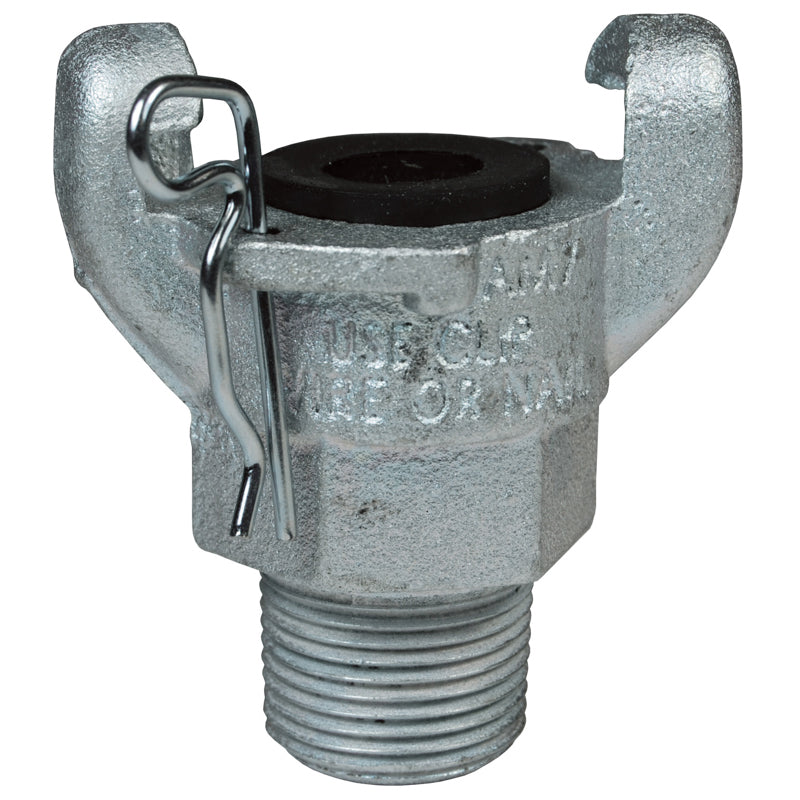 COUPLING 3/8 IRON MNPT END AMB AIR KING UNIVERSAL W/CLIP